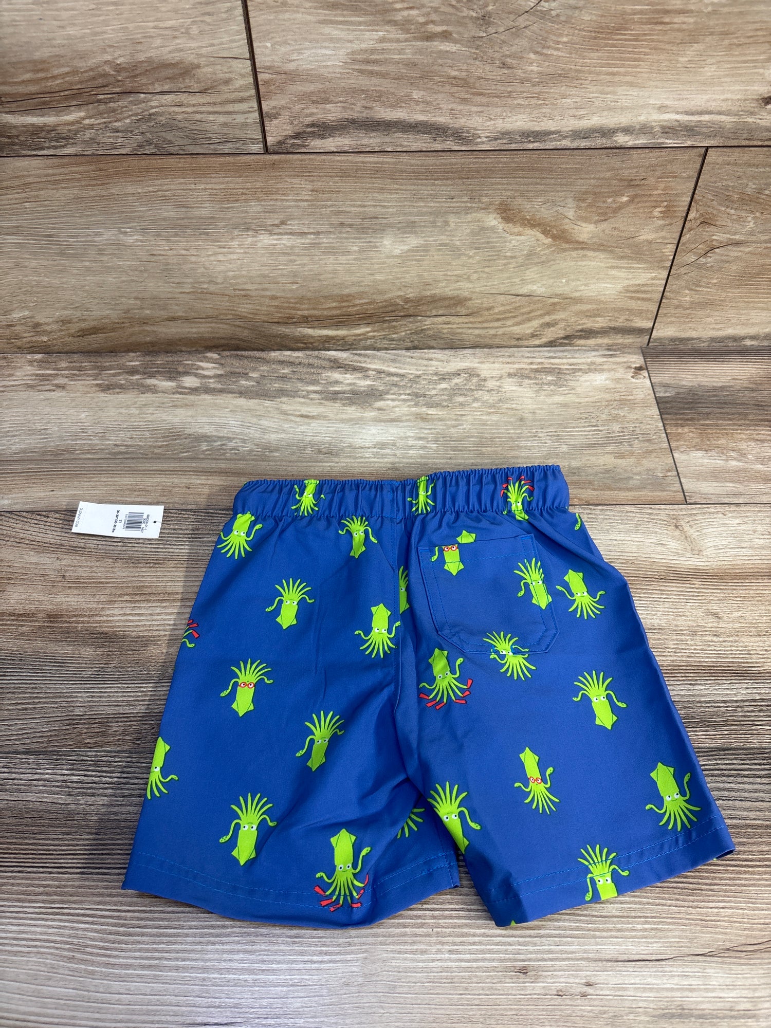NEW Old Navy Squid Print Swim Trunks Blue sz 3T