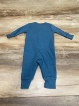 Primary Footless Sleeper Blue sz 0-3m