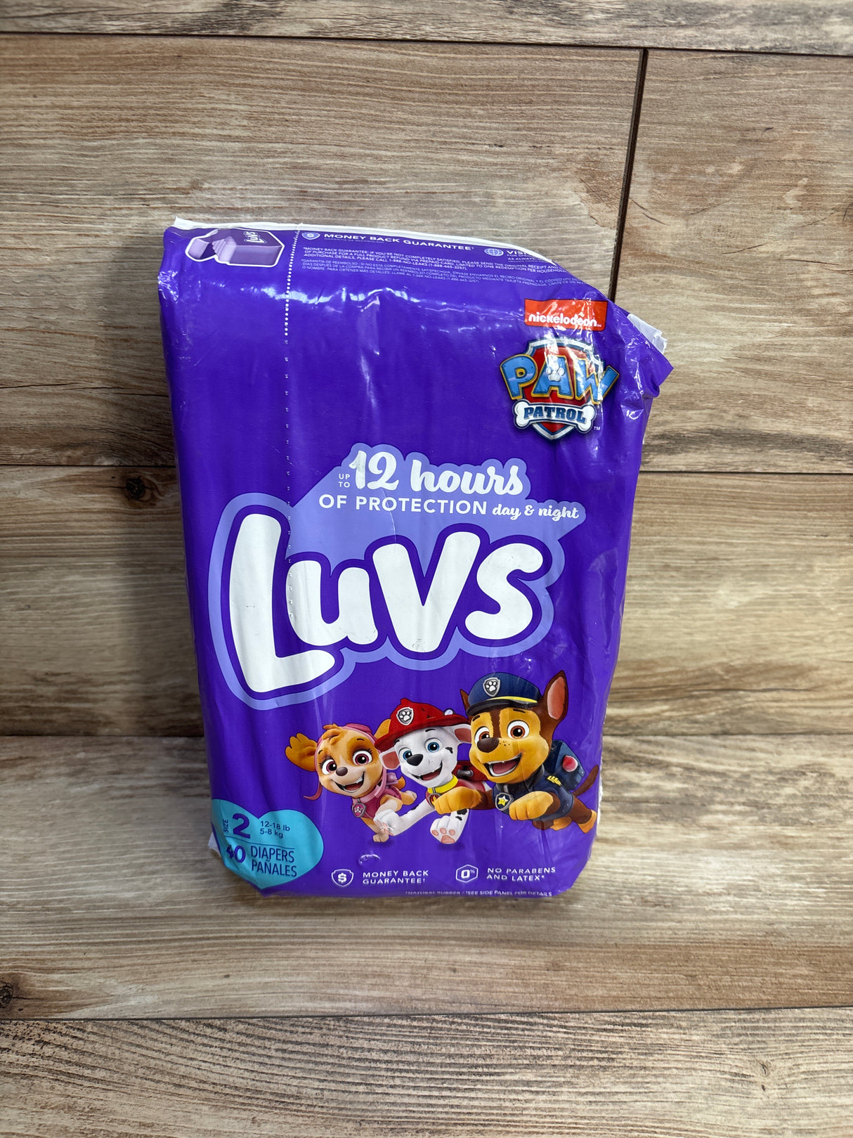 NEW Luvs Diapers (Paw Patrol) Size 2, 40 Count