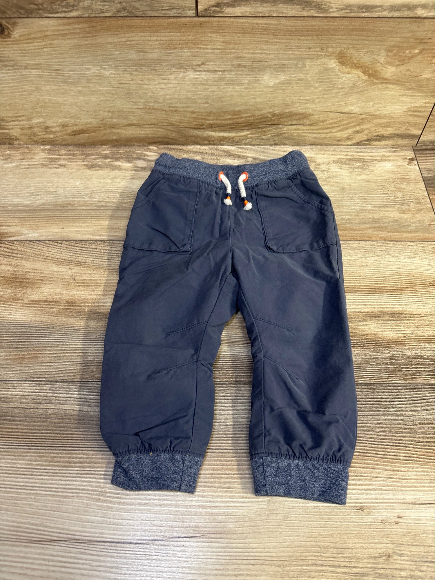 Cat & Jack Lined Drawstring Pants Blue sz 18m
