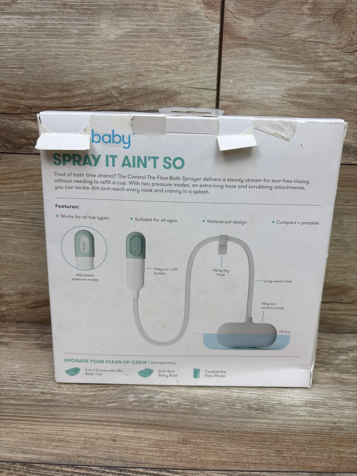 NEW Frida Baby Control The Flow Bath Sprayer