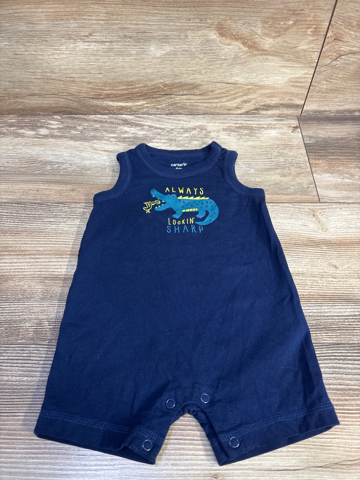 Carter's Tank Shortie Romper Navy sz 6m