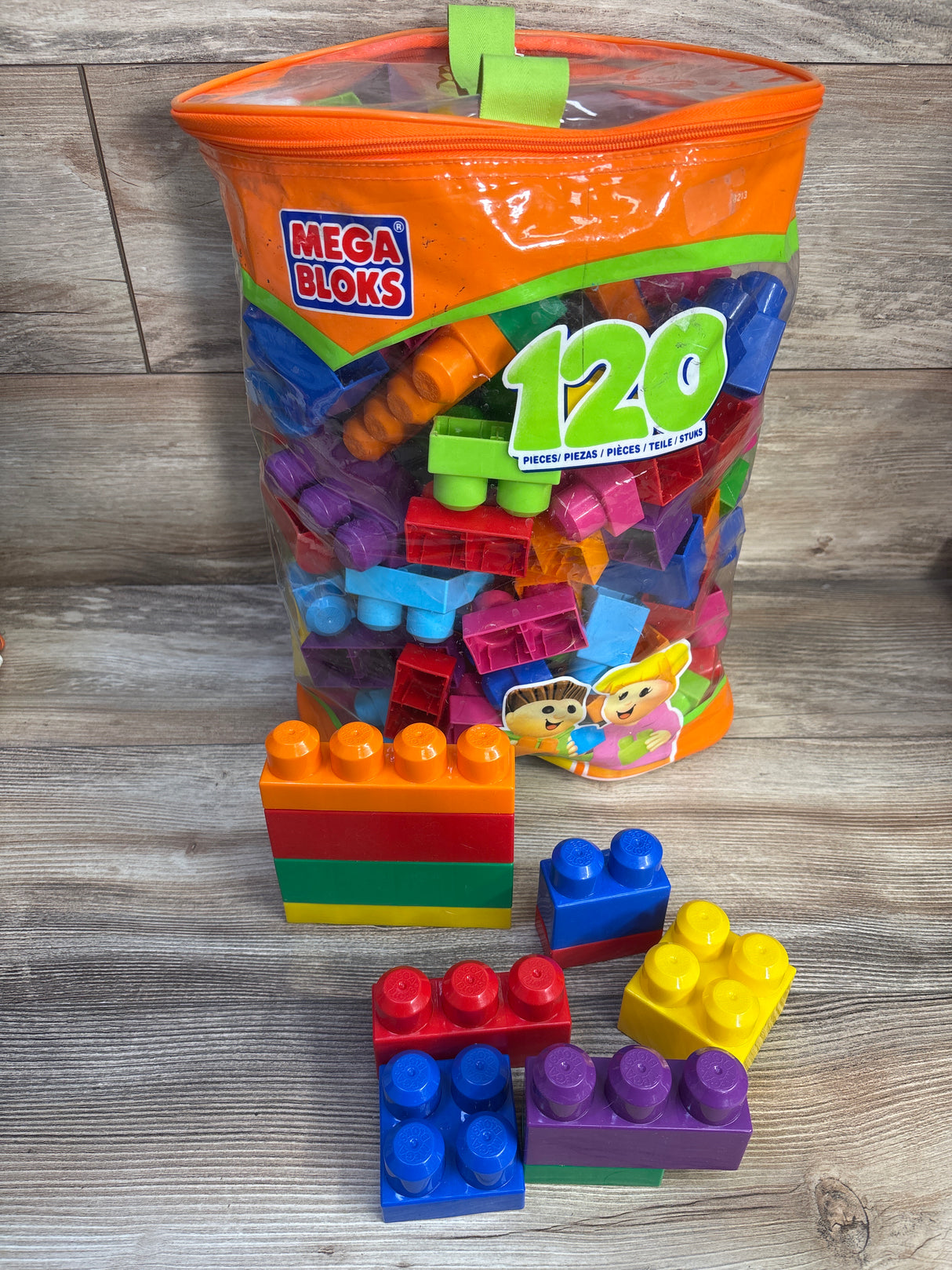 Mega Bloks First Builders BIG Building Bag, 120pc