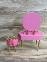 Our Generation Fabulous Fun Pink Vanity Table & Chair