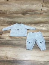 Carter's 2pc Bear Sweatshirt & Joggers Blue sz 3m