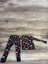 Old Navy 2pc Christmas Pajama Set Grey sz 5T