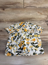 Old Navy Floral Camp Shirt White sz 4T - Me n Mommy To Be