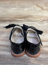 Felix & Flora Patent Leather Bow Mary Jane Flats Black sz 11c