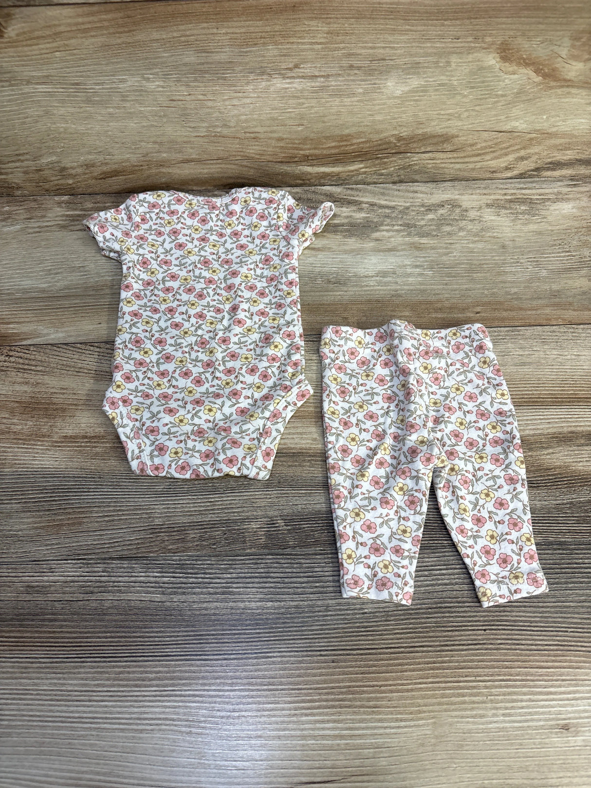 Child Of Mine 2pc Bodysuit & Pants Set White sz Newborn