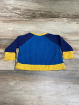 Cat & Jack Waffle Knit Shirt Blue sz 0-3m