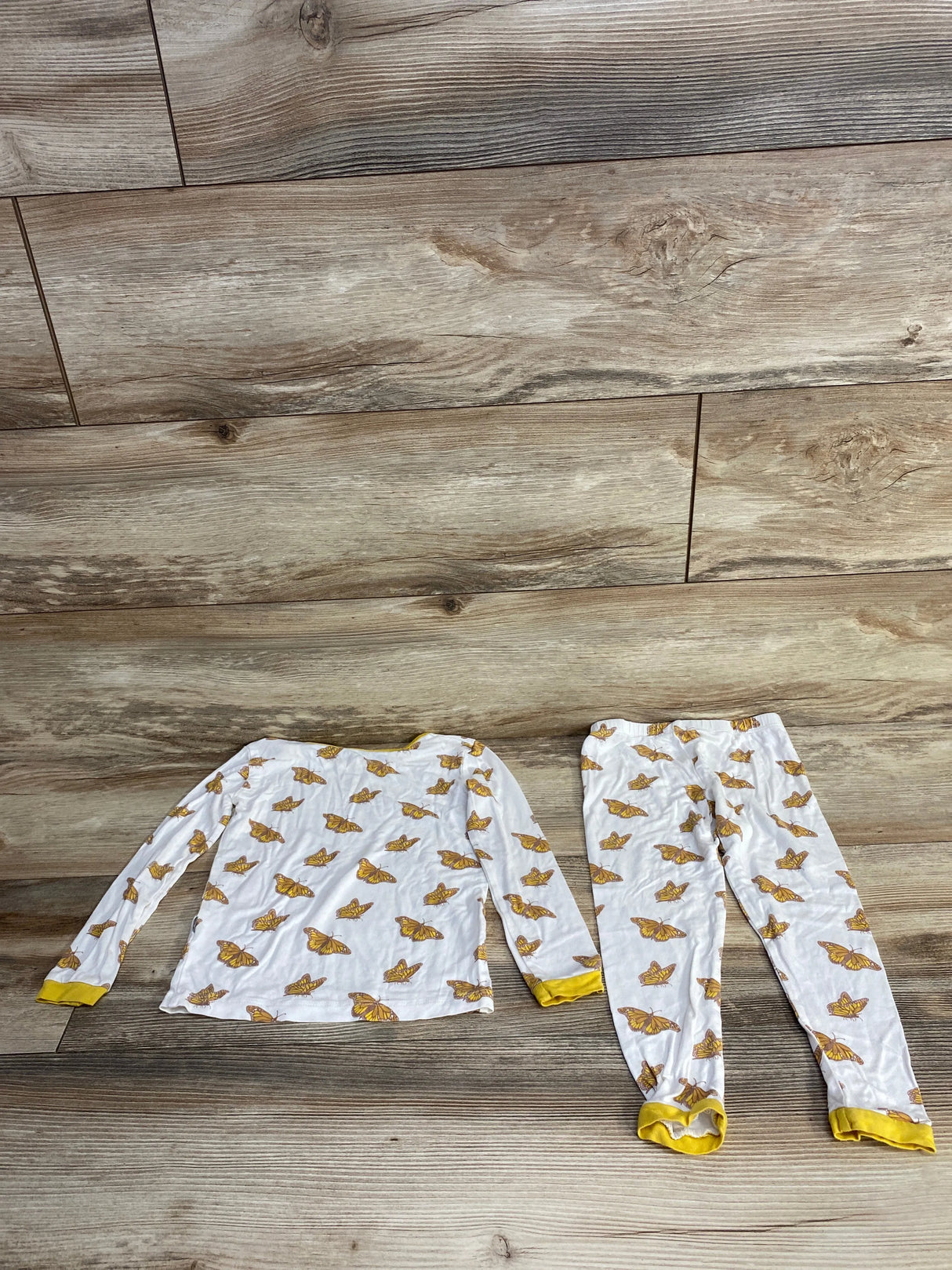 Kyte BABY Pajama Set in Monarch White sz 3T