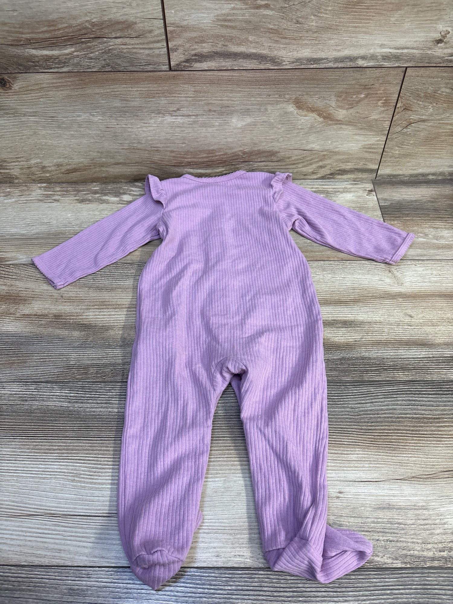 Carter's Ribbed Footed Coverall Purple sz 9m