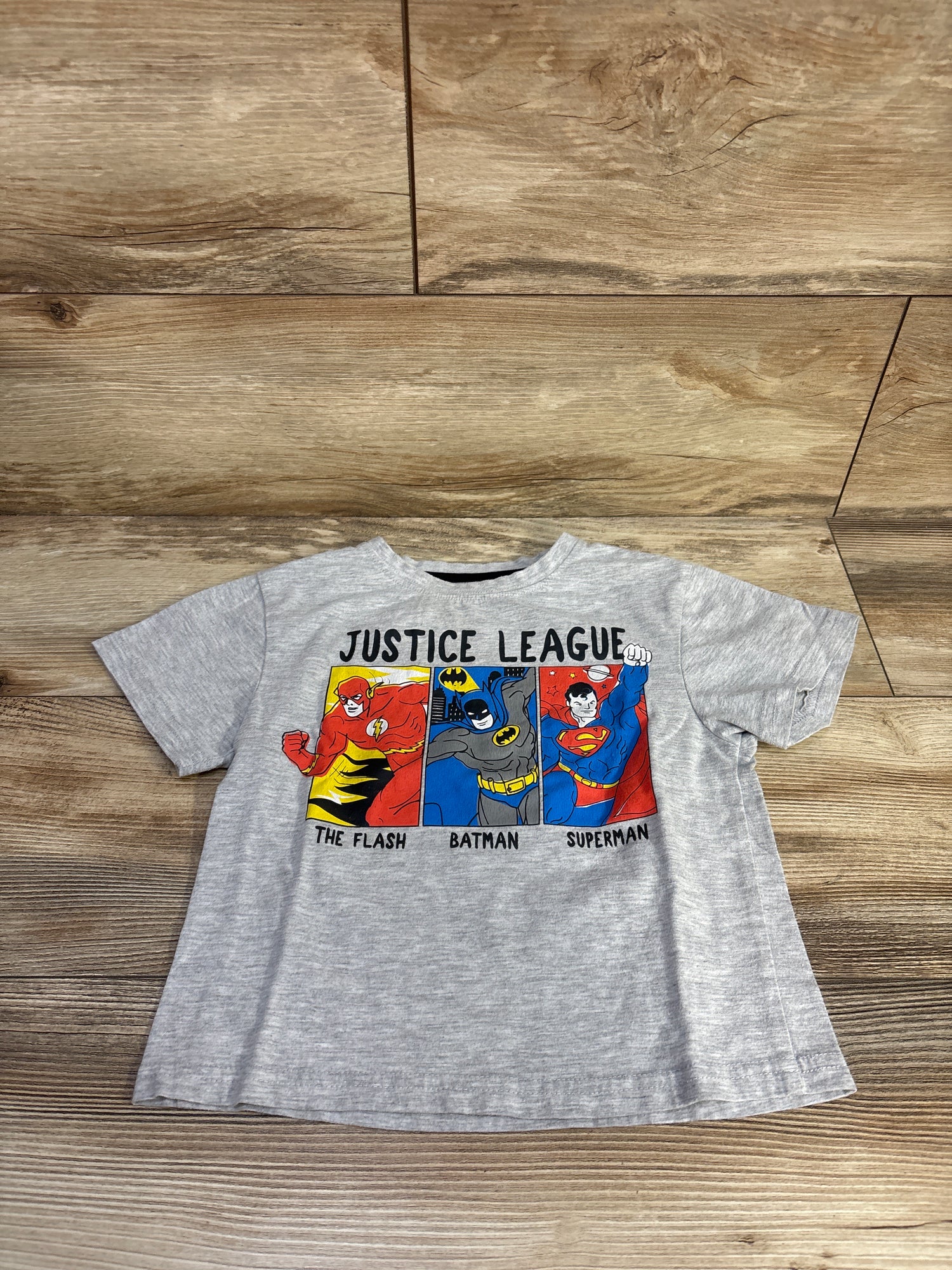 Justice League Shirt Grey sz 4T
