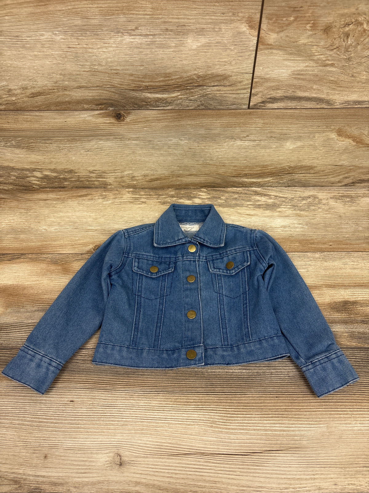 Btween Shoulder Denim Jacket Blue sz 2T