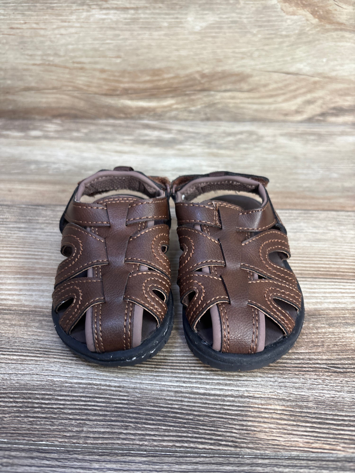Carter's Vasco Sandals Brown sz 5c