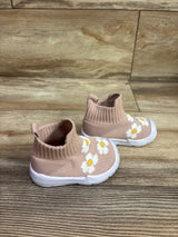 NEW Morendl Non-Slip Mesh Walking Sock Sneakers Beige sz 4/5c