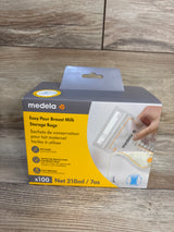NEW Medela Easy Pour Breast Milk Storage Bags 100ct. 7oz