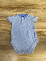 Janie and Jack Pocket Polo Bodysuit Blue sz 3-6m