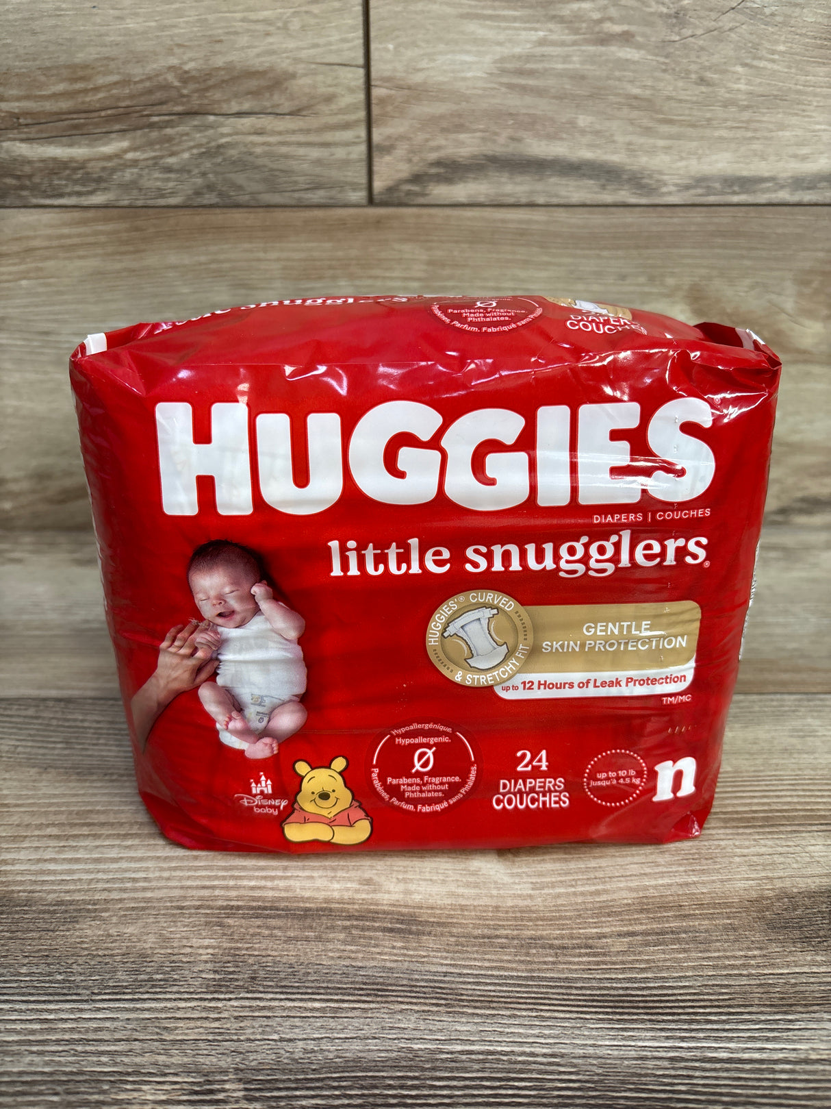 NEW Huggies Little Snugglers Diapers Size NB 24ct.