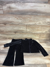 Nike 2pc Cozy Rib Track Suit Set Black sz 4T