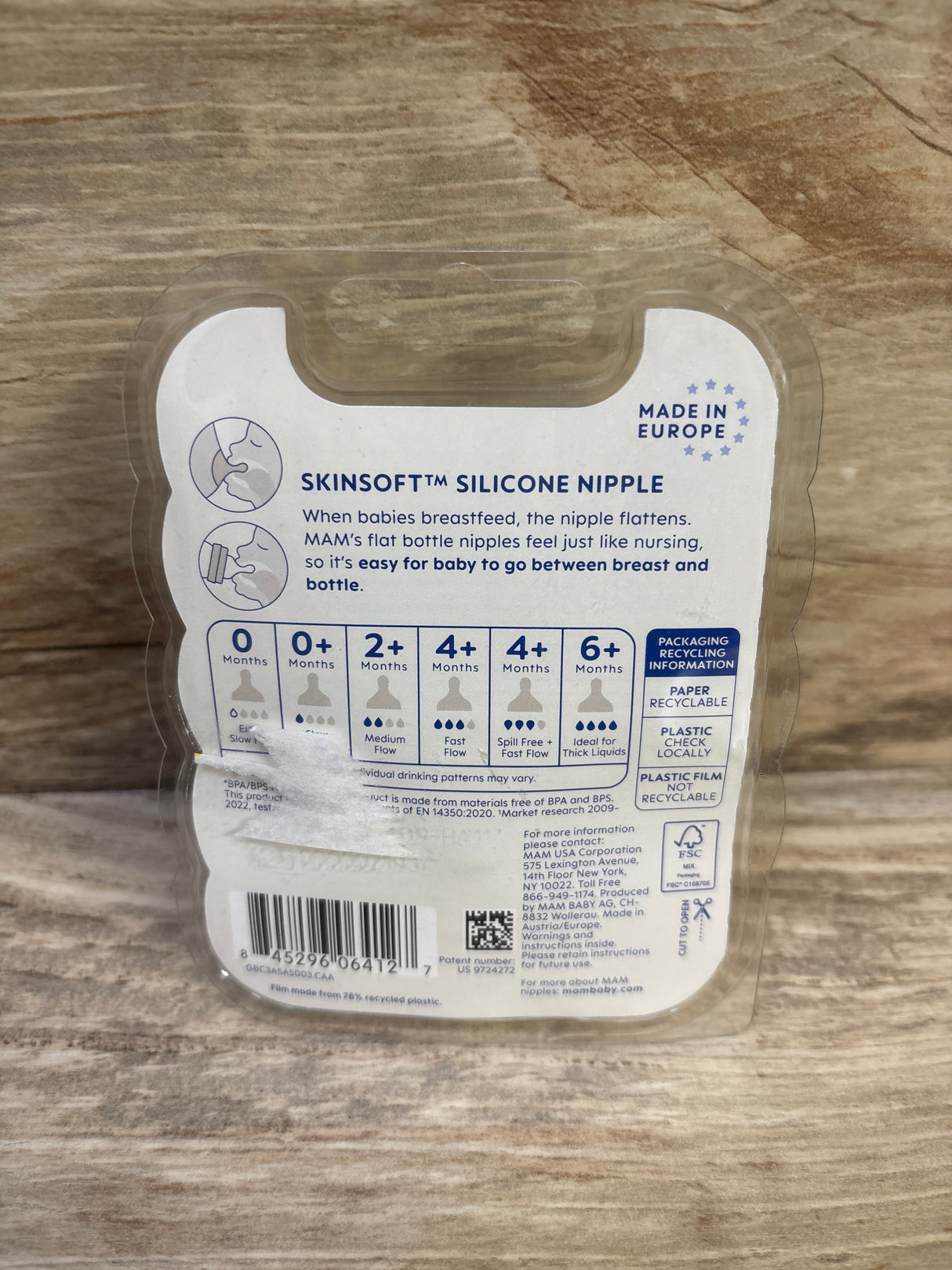 NEW MAM Medium Flow Bottle Nipples - 2pk