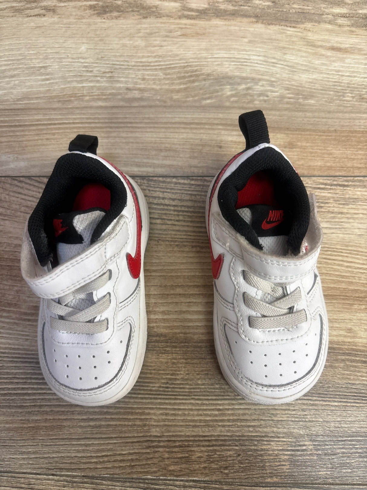 Nike Court Borough Low 2 TD 'White University Red' Sneakers sz 5c - Me n Mommy To Be