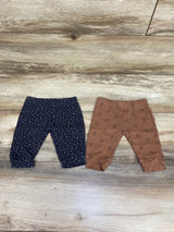 JelyLove 2pk Leggings Brown sz 3m