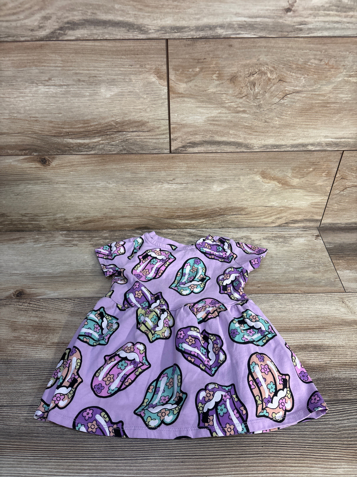 The Rolling Stones Peplum Top Purple sz 18m