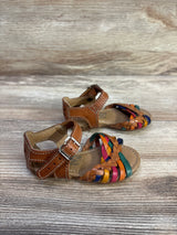 Leather Huarache Sandals Brown sz 2/3c