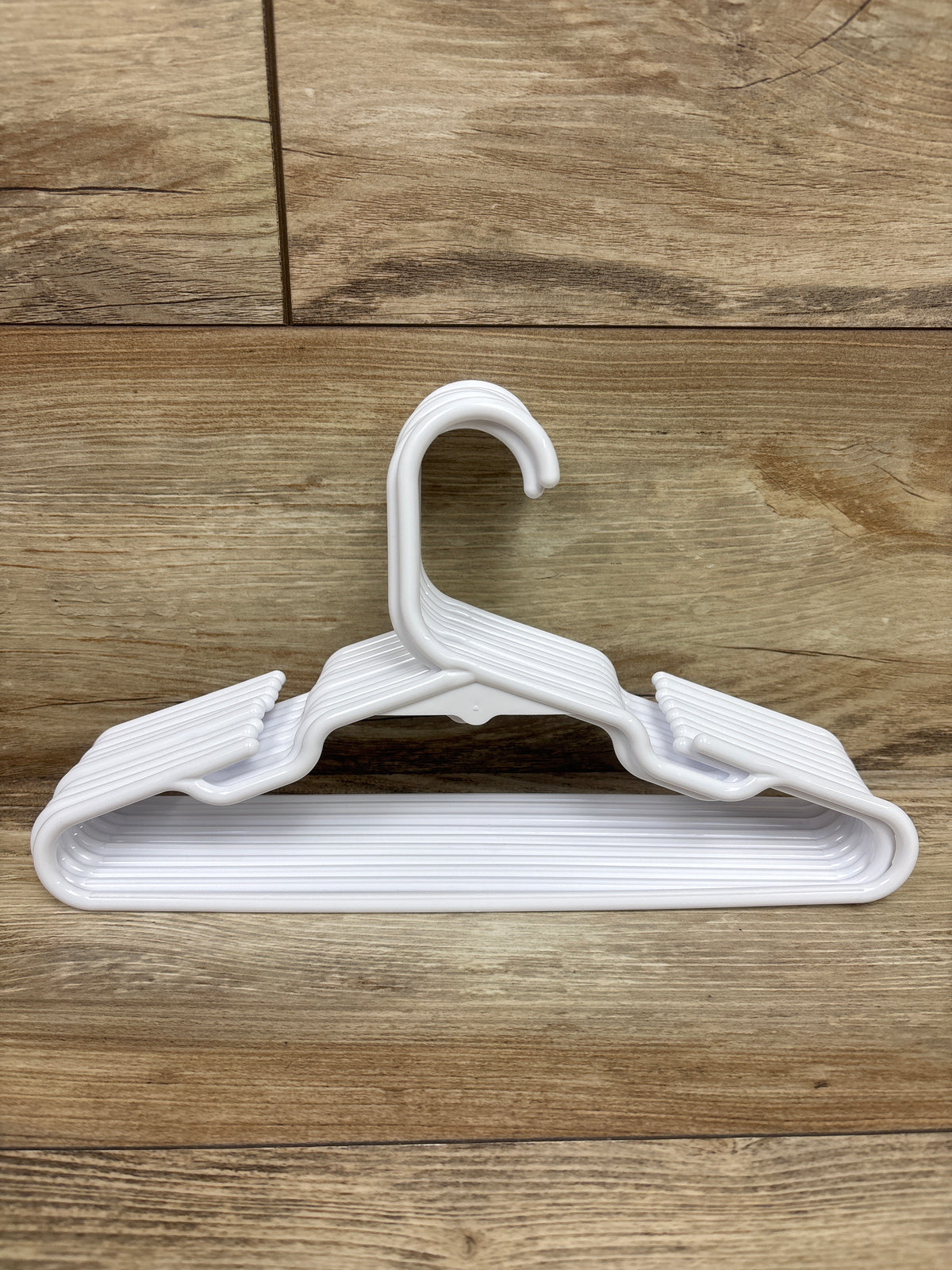 Your Zone 10pk Children's Plastic Hangers White