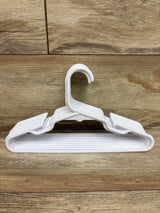 Your Zone 10pk Children's Plastic Hangers White