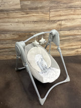 Graco Slim Spaces Compact Baby Swing in Reign Fashion