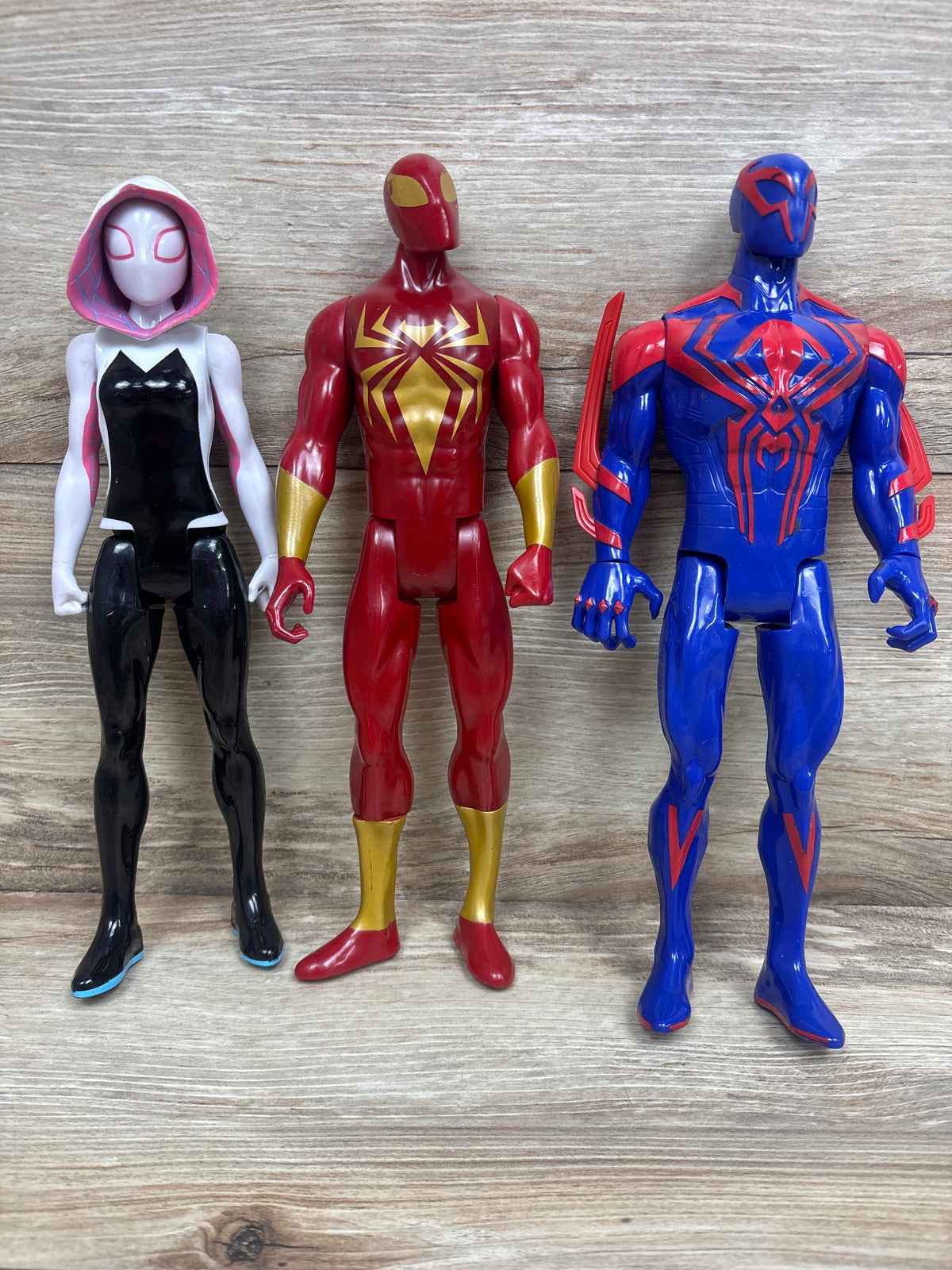 Marvel 3pk Spider-Man, Ghost-Spider, & Ultimate Spider-Man 12'' Action Figures