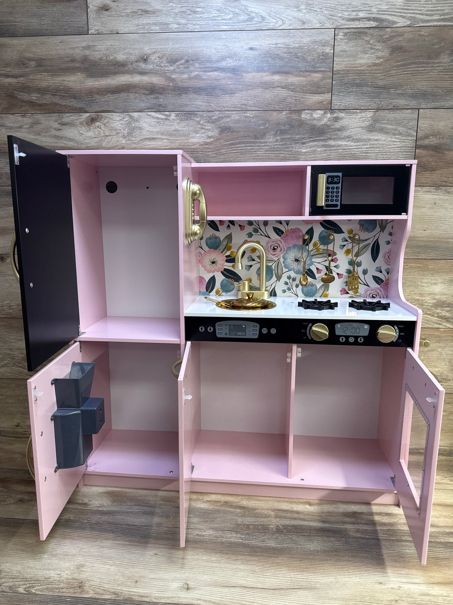 Best Choice Products Wooden Play Kitchen, Pink