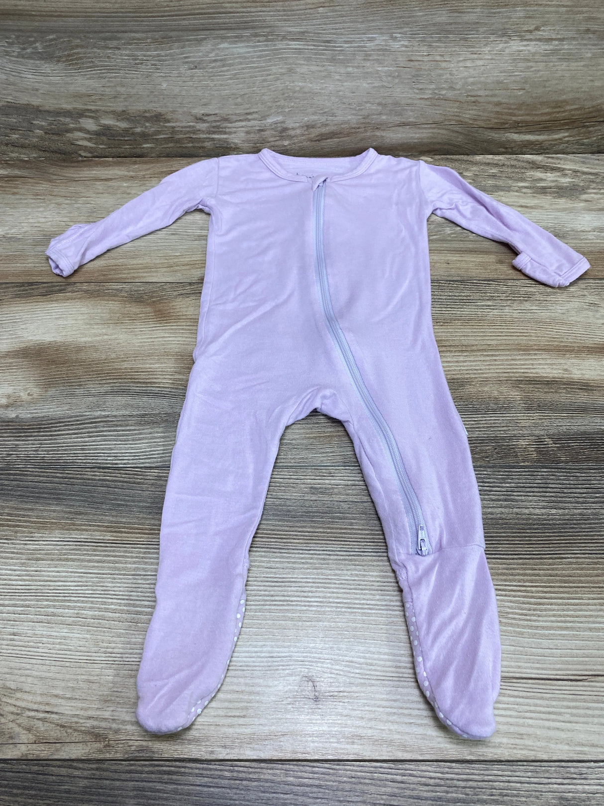 Bamboo Little Lavender Zippered Footie sz 3-6m