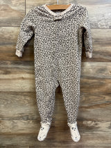 Carter's Leopard Blanket Sleeper Beige sz 18m