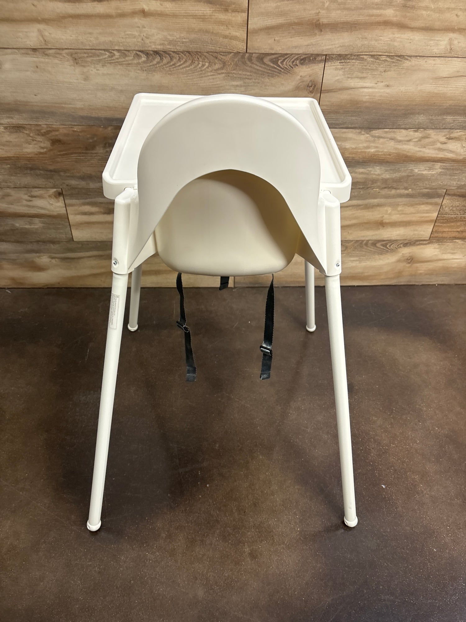 IKEA ANTILOP High Chair with Tray, White