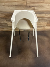 IKEA ANTILOP High Chair with Tray, White