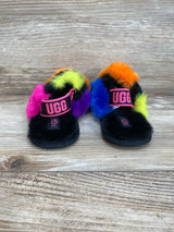 UGG Fluff Yeah Party Spot Slippers Sz 7c