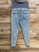 Maternity Full Panel Jeans Blue sz Medium