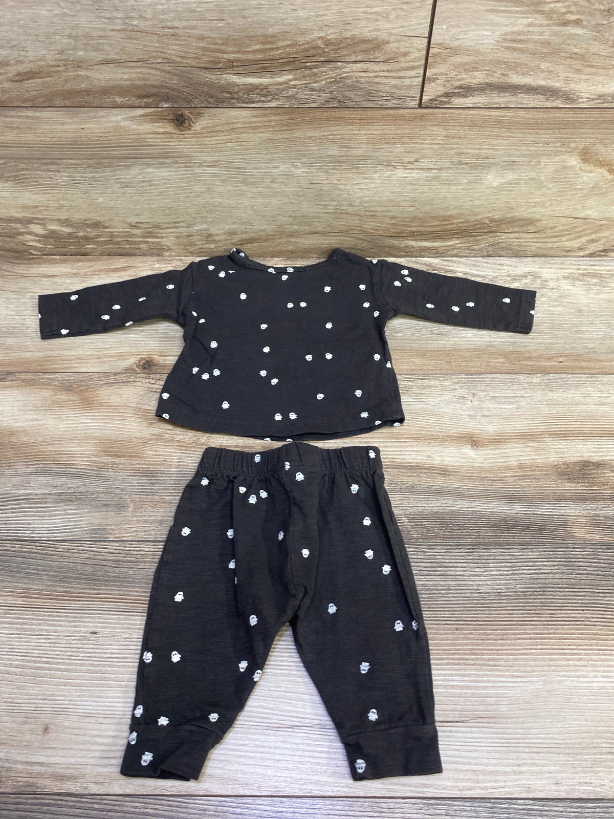 Carter's 2pc Boo Ghost Shirt & Pants Set Grey sz 3m