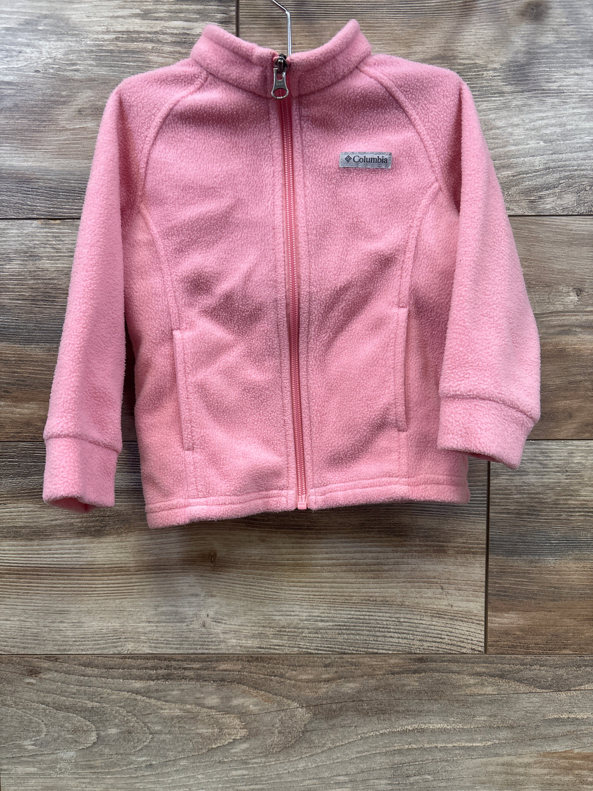 Columbia Full Zip Fleece Pink sz 18-24m