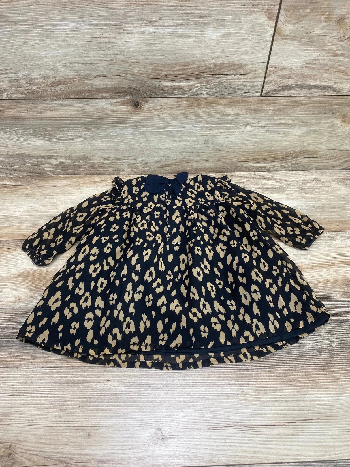 Carter's Leopard Print Dress Black sz 9m