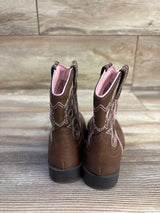Wonder Nation Western Cowgirl Boots Brown sz 9c