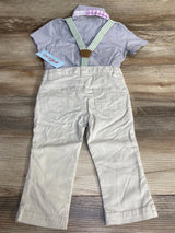 NEW Cat & Jack 4pc Suspender Set Grey sz 12m - Me n Mommy To Be