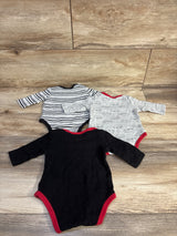 Baby Guess 3pk Bodysuits White sz 0/3m