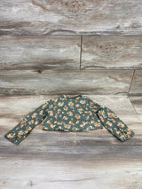 Little Lass Floral Jacket Green sz 2T