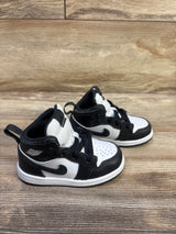 Air Jordan 1 Mid TD Panda Elephant Sneakers sz 6c