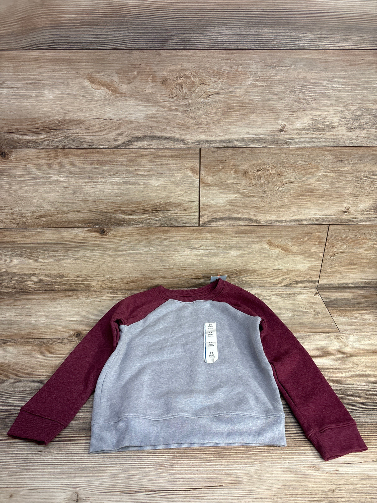 NEW Cat & Jack Long Sleeve Sweatshirt Red sz 5T
