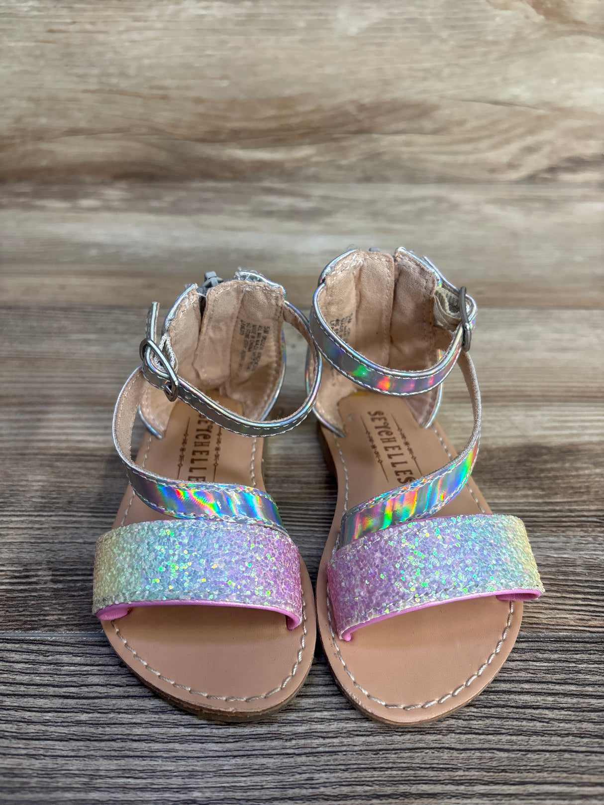 Seychelles Metallic Sandals sz 5c